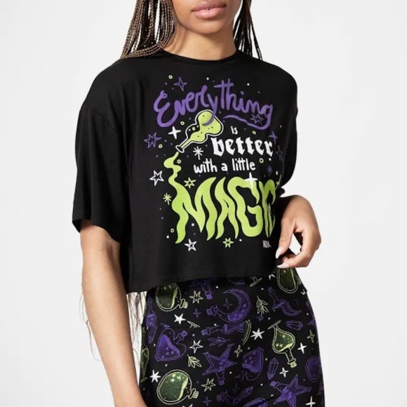 NWOT Killstar Magic Chill Crop Top - Picture 3 of 7